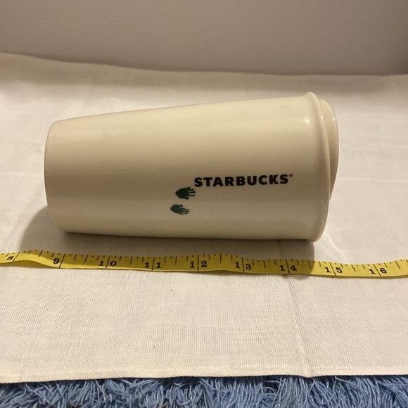 Starbucks 2015 Ceramic Mug With Lid NWOT - Picture 3 of 7